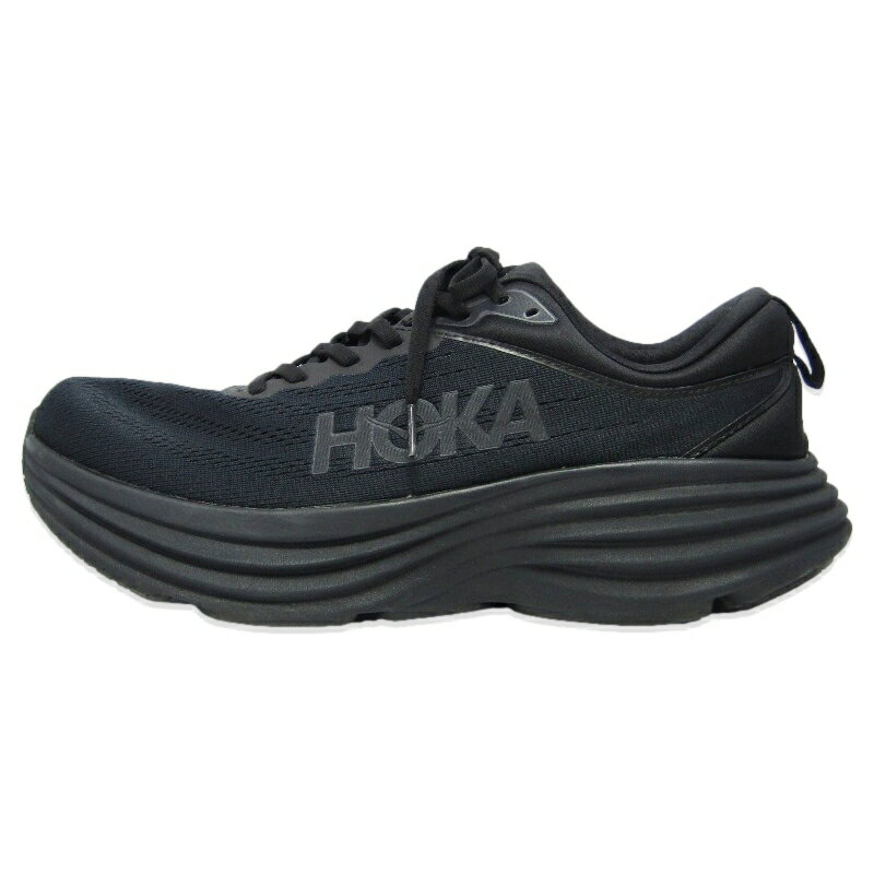 Rakuten - 【中古】美品 HOKA ホカ 28.5cm BONDI 8 1123202-BBLC ボンダイ8 ランニングシューズ ジョギング オンロード BLACK スニーカー 18002111