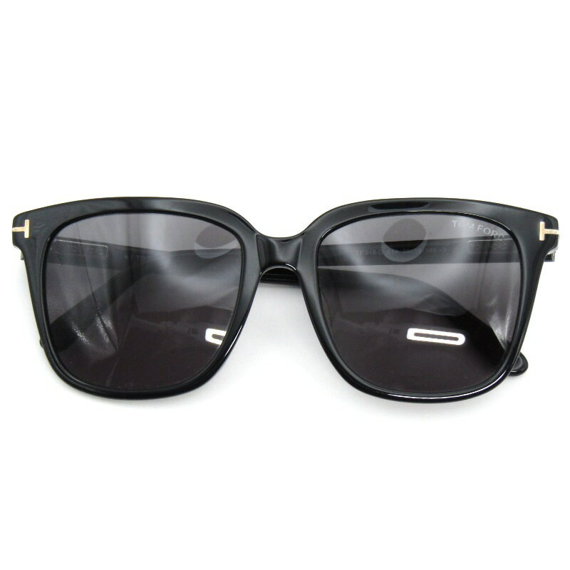 Rakuten - 【中古】TOM FORD トムフォード サングラス TF948-D イタリア製 スクエア 日本企画 01A ブラック/ゴールドグレー メガネ 眼鏡 サングラス 54001006