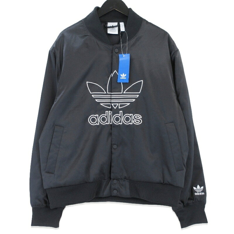 Rakuten - 【中古】未使用 adidas アディダス ボンバージャケット H09165 CLASSICS SATIN BOMBER JACKET ブラック 黒 XL メンズ 99001006