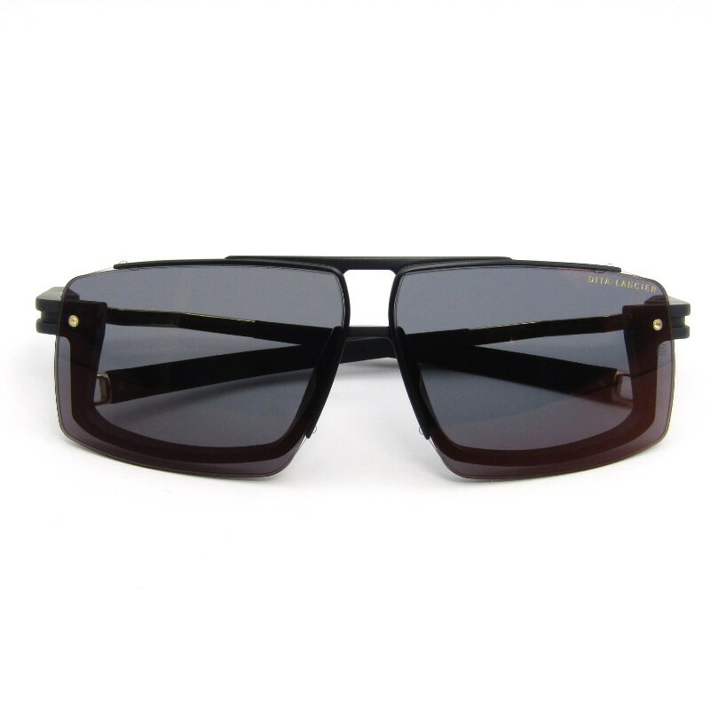 【中古】美品 DITA lancier × Mookie Betts ディータ ランシアー サングラス LSA-449 日本製 ムーキー・ベッツ Matte Black/White Goldコラボ 偏光 Sea Grey Gold Polarized メガネ 眼鏡 サングラス 54001017