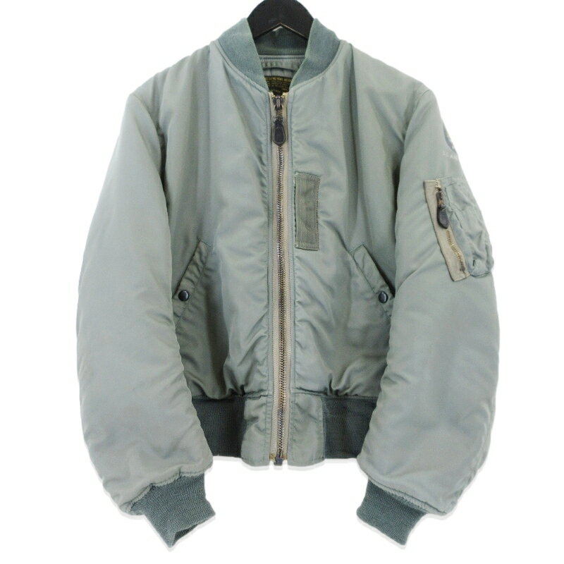 Rakuten - 【中古】The REAL McCOY'S リアルマッコイズ フライトジャケット MA-1 U.S.AIRFORCE MIL-J-8279A ROLEN SPORTSWEAR オリーブ S ミリタリー メンズ 99001008