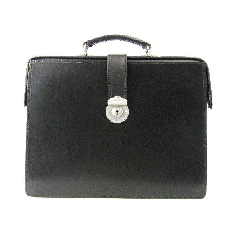 Rakuten - 【中古】GLENROYAL グレンロイヤル ダレスバッグ 02-3570 ブライドルレザー SLIM TOP FRAME CASE ブリーフケース ニューブラック ビジネスバッグ バッグ 鞄 47000114