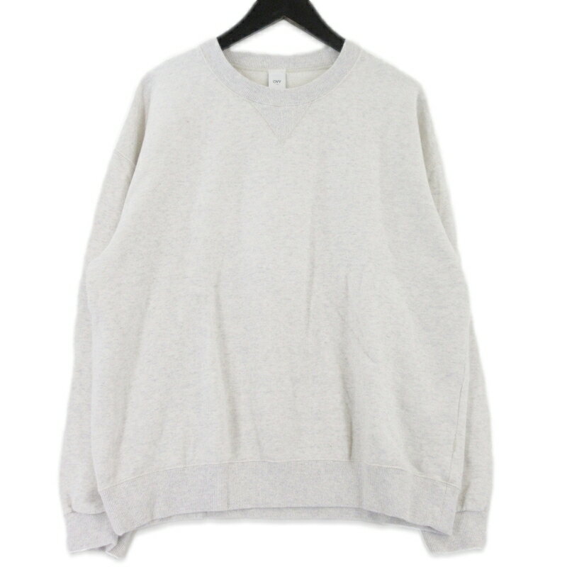 Rakuten - 【中古】OVY オヴィ スウェットシャツ Gusset French Terry P/O Sweat 051 日本製 oatmeal クルーネック グレー L メンズ 99001031