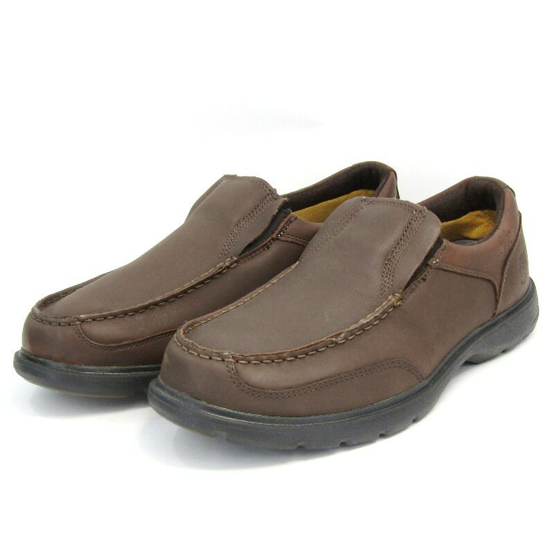 Rakuten - 【中古】美品 Timberland ティンバーランド 28cm スリッポン シューズ 9726A EARTHKEEPERS SLIP ON ブラウン シューズ 18002118
