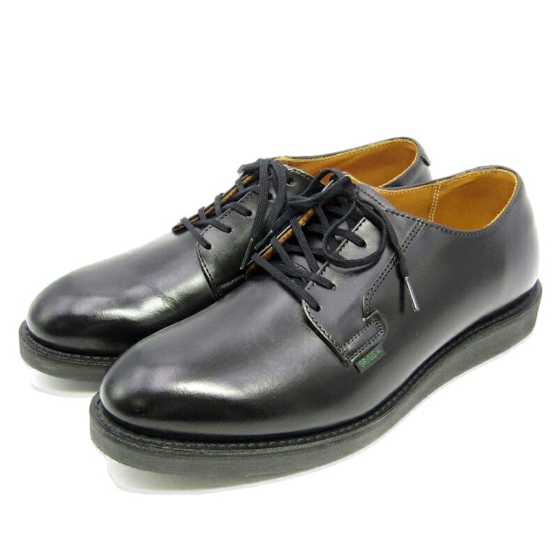 Rakuten - 【中古】未使用 REDWING レッドウィング US8.5D 26.5cm ポストマン オックスフォード 101 2012年製 プレーントゥ ブラック シャパラル Postman Oxford 黒 シューズ 35005614