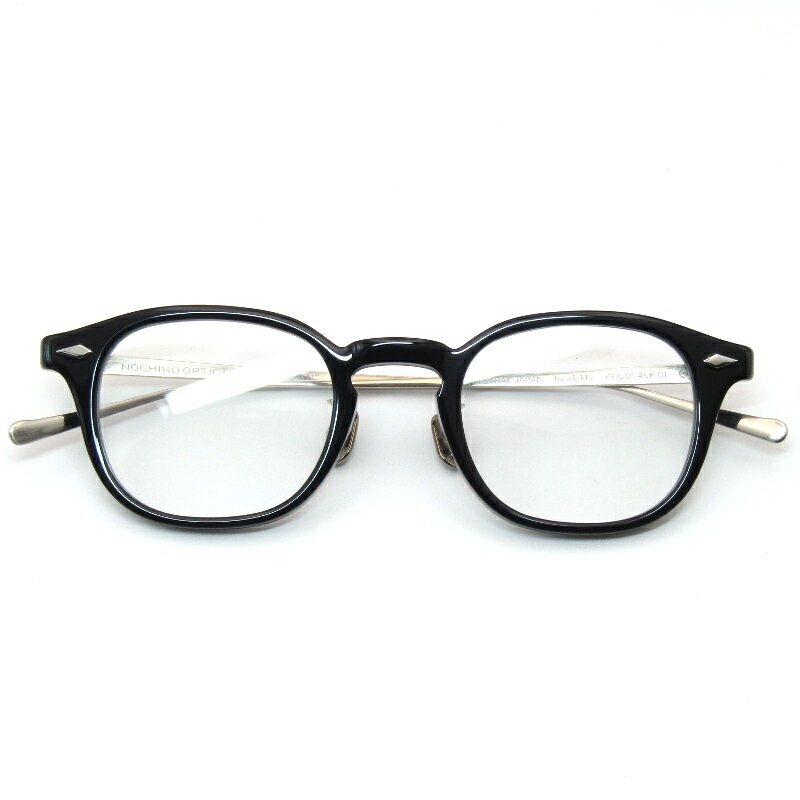 乐天商城 - 【中古】未使用 NOCHINO OPTICAL ノチノオプティカル サングラス JIFUSAN ＃1 日本製 ジフサン 調光 コンビ ボスリントン GLOSS BLACK鯖江産 ボストン/ウェリントン CLEAR to GREY メガネ 眼鏡 サングラス 61005661
