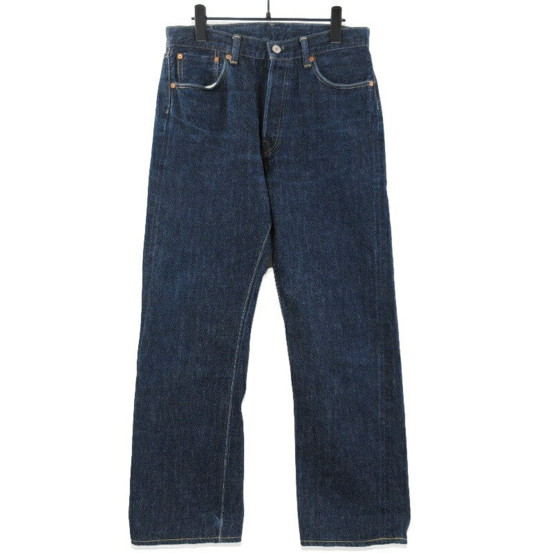 Rakuten - 【中古】WAREHOUSE ウエアハウス デニムパンツ 1001 ボタンフライ セルビッチ 日本製 インディゴ 32メンズ 71015901