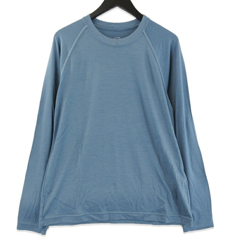 Rakuten - 【中古】未使用 山と道 ヤマトミチ Light Merino Long Sleeve 2026 ライトメリノ ロングスリーブ 長袖Tシャツ Blue Gray Mベースレイヤー アウトドアメンズ 71015916