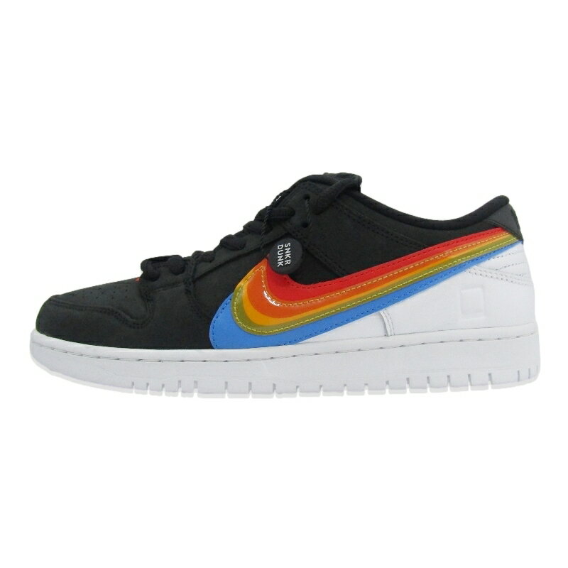 樂天商城 - 【中古】未使用 POLAROID × NIKE ナイキ 29cm SB DUNK LOW PRO DH7722-001 2021年製 ポラロイド ダンク ローカット プロ BLACK スケートボーディング クイックストライク WHITE-MULTI-COLOR スニーカー 88000055