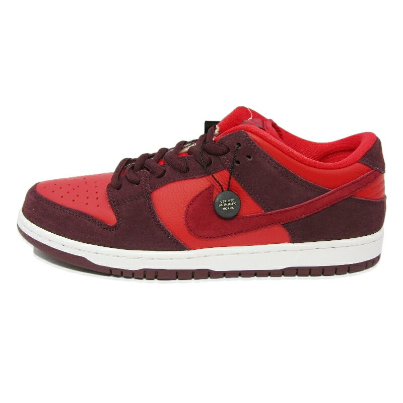 Rakuten - 【中古】未使用 NIKE ナイキ 29cm SB DUNK LOW PRO CHERRY DM0807-600 2021年製 スケートボーディング ダンク ローカット レッド チェリー BURGUNDY CRUSH/TEAM RED スニーカー 88000058