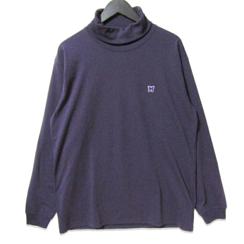 乐天商城 - 【中古】NEEDLES ニードルズ 長袖ハイネックTシャツ PU305 L/S High Neck Tee Poly Jersey ポリエステル パープル Sメンズ 27113849