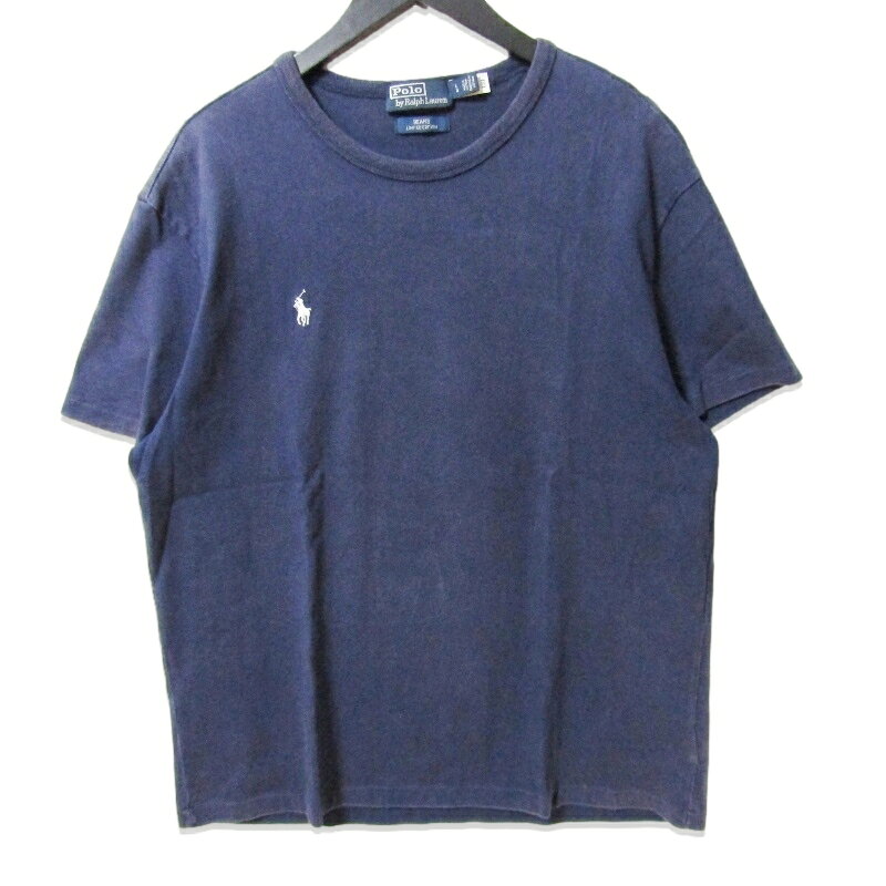 Rakuten - 【中古】POLO RALPH LAUREN × BEAMS ポロラルフローレン 半袖Tシャツ Heavy weight Tee with right pony ビームス別注 ネイビー LGコットン 右胸ポニー刺?メンズ 27113850