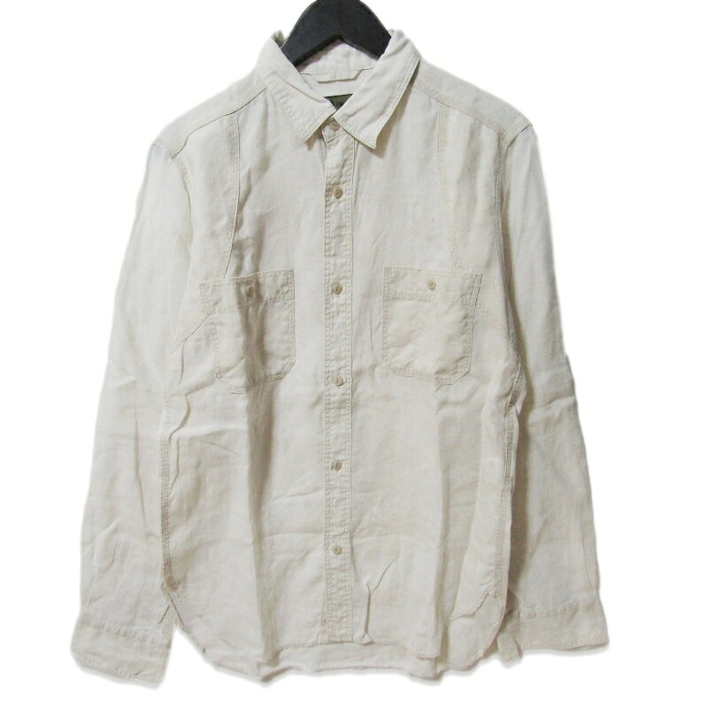 Rakuten - 【中古】Nigel Cabourn ナイジェルケーボン メディカルシャツ 8070000000 MEDICAL SHIRTS リネン 長袖シャツ アイボリー 46メンズ 27113852
