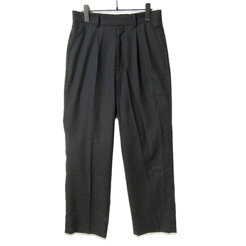 Rakuten - 【中古】美品 Cornier コルニエ スラックス ウール 1タック シングルタック 日本製 ブラック 黒 Sメンズ 27113860