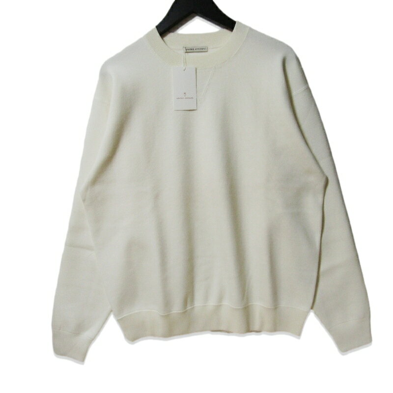 Rakuten - 【中古】未使用 UNITED ARROWS ユナイテッドアローズ ニット スウェット 1113-199-4790 ウール ホワイト 白 Lメンズ 27113870