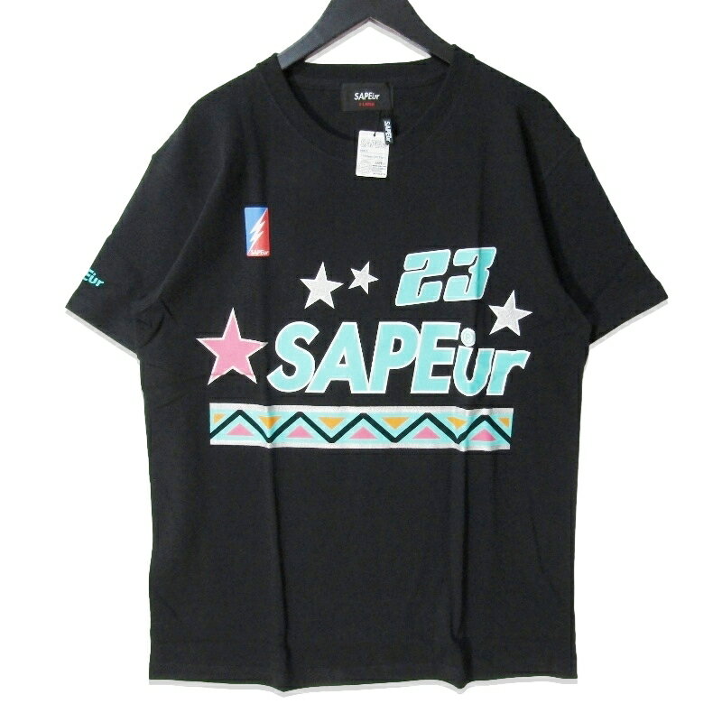 Rakuten - 【中古】未使用 SAPEur サプール 半袖Tシャツ Have a Nice Weekend プリントT ブラック 黒 XLメンズ 27113892