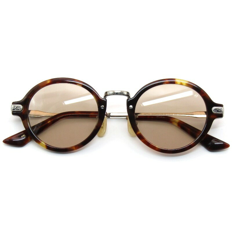 Rakuten - 【中古】未使用 ayame アヤメ サングラス LORIS 日本製 ロリス ラウンド コンビ HV ハバナ/シルバーLight Brown メガネ 眼鏡 サングラス 61005672