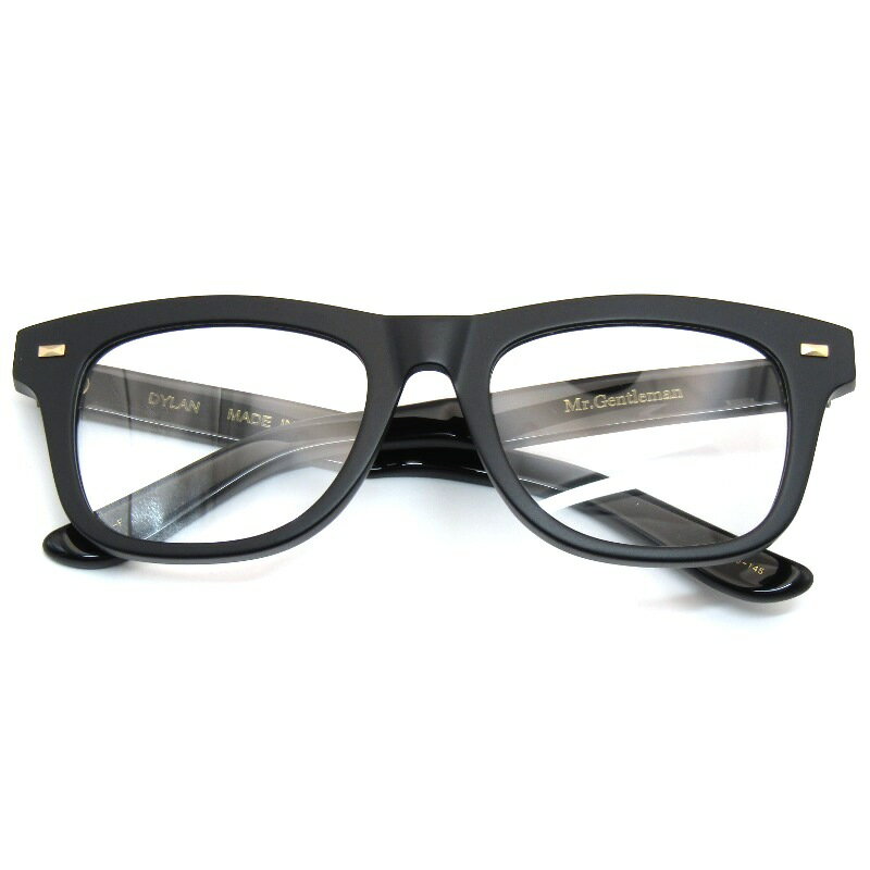 乐天商城 - 【中古】未使用 Mr.Gentleman EYEWEAR ミスタージェントルマン メガネフレーム DYLAN 日本製 ディラン ウェリントン F Matte Black メガネ 眼鏡 サングラス 61005673