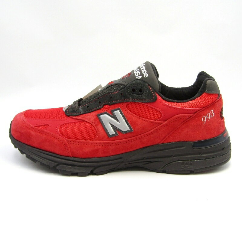 未使用 New Balance ニューバランス 26.5cm U9935CX MADE IN USA ランニングシューズ ボルチモア スエード TEAM RED/BLACK スニーカー 88000061