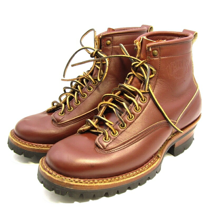 Rakuten - 【中古】WHITE'S BOOTS ホワイツ US9E 27cm 6インチ レーストゥトゥ HUNTER 306VLTT ハンター ワークブーツ ビブラムソール ブラウン レザー ブーツ 35005636