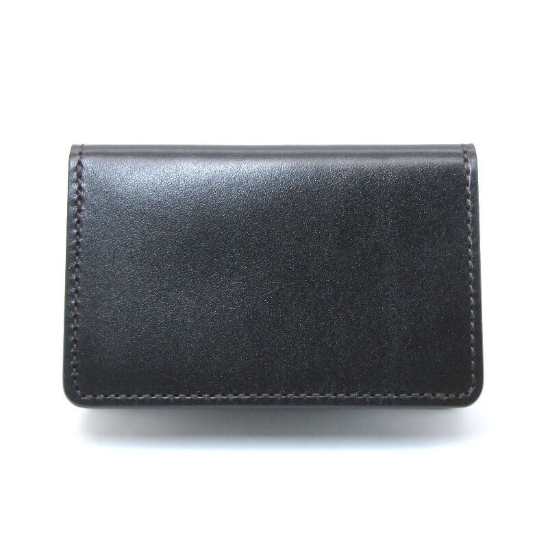Rakuten - 【中古】美品 WILDSWANS ワイルドスワンズ 名刺入れ サドルプルアップ ADLER アドラー カードケース 薄型 ブラック 黒 レザー 28012730