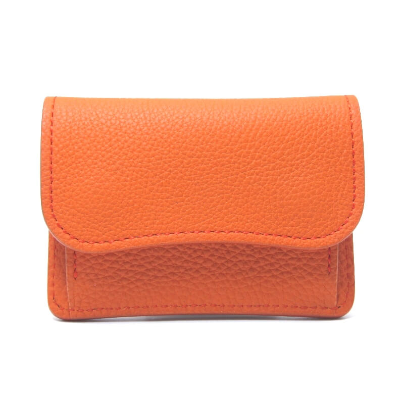Rakuten - 【中古】美品 WILDSWANS ワイルドスワンズ 小銭入れ シュランケンカーフ TONGUE タング コインケース ミニ財布 限定カラー オレンジ レザー 28012746