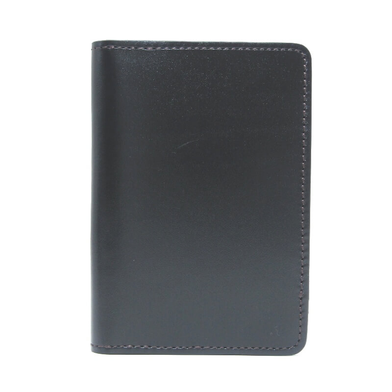 Rakuten - 【中古】美品 WILDSWANS ワイルドスワンズ パスポートケース サドルプルアップ REIS レイス カードケース マシュア社 ブラック 黒 レザー 28012748