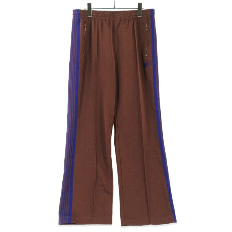 Rakuten - 【中古】NEEDLES ニードルズ トラックパンツ FK193 TRACK PANT POLY SMOOTH ブラウン M メンズ 99001053