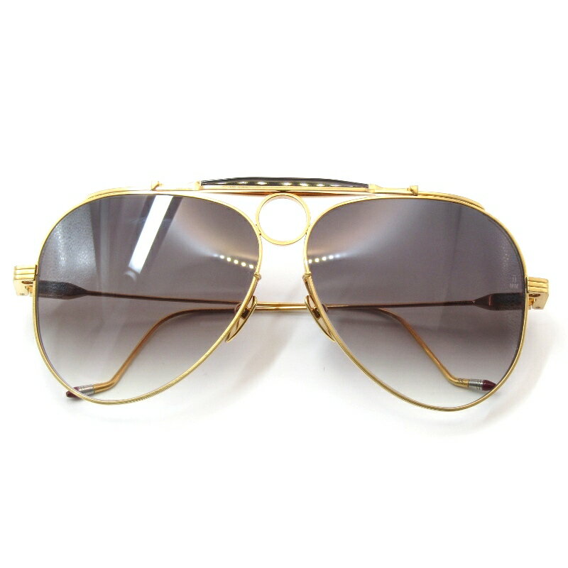 Rakuten - 【中古】未使用 JACQUES MARIE MAGE × GONZO ジャックマリーマージュ サングラス DUKE2 JMMGZD40 日本製 デューク2 GOLDティアドロップ アビエイター Crescent Gradient メタル メガネ 眼鏡 サングラス 61005688