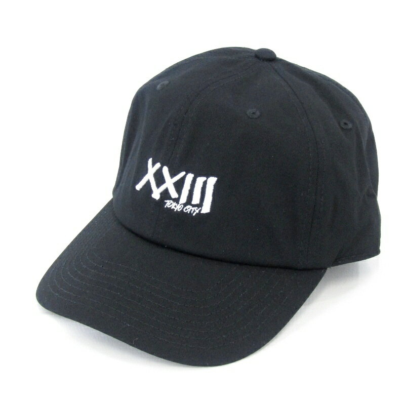 Rakuten - 【中古】美品 C'est Vingt-Trois セヴァントゥア キャップ XXIII TOKYO CITY CAP ロゴ 刺繍 ブラック 黒 帽子 30013410