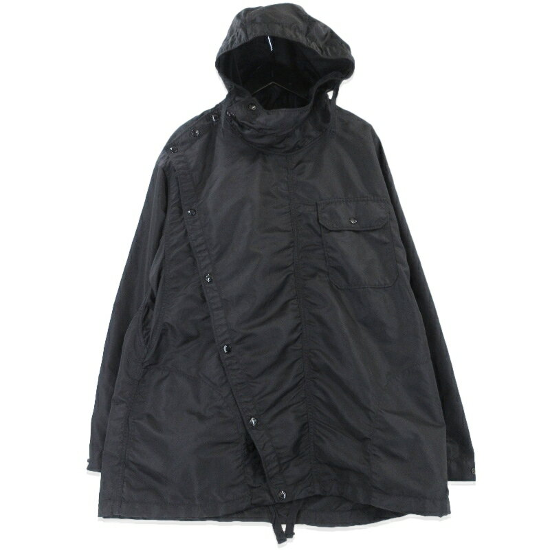 Rakuten - 【中古】ENGINEERED GARMENTS エンジニアドガーメンツ ソナーシャツジャケット Sonor Shirt Jacket Flight Satin ブラック 黒 M フライトジャケット USA製 メンズ 99001066