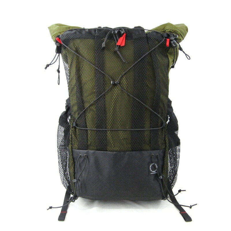 【中古】未使用 山と道 ヤマトミチ バックパック MINI2 ミニ2 PERTEX ザック リュック 25-35L ミニマリストパッド内臓 Fir Green M バッグ 鞄 47000138