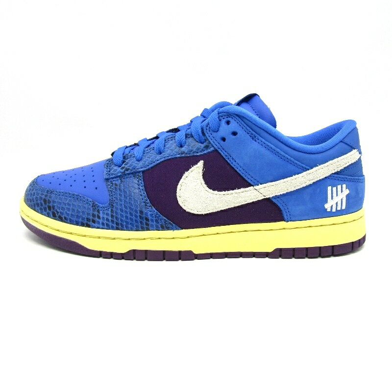 未使用 UNDEFEATED × NIKE ナイキ 27.5cm DUNK LOW SP DH6508-400 ダンク ロー アンディフィーテッド WHITE/NIGHT PURPLE スニーカー 88000073