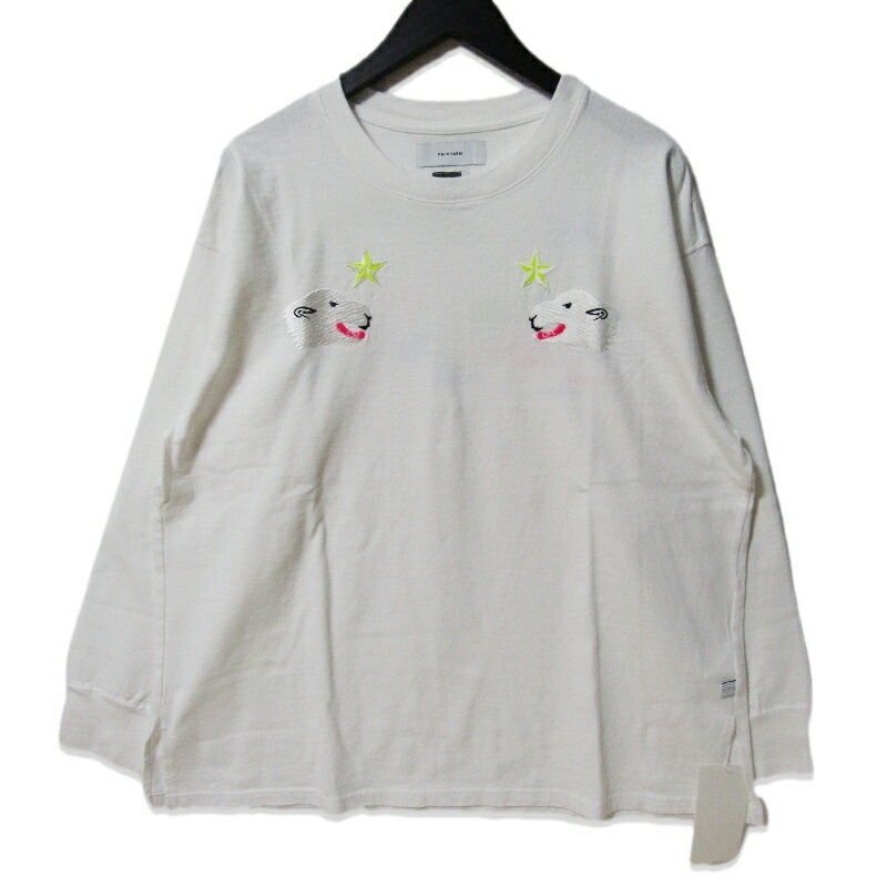 乐天商城 - 【中古】未使用 FACETASM ファセッタズム THULE LONG TEE JOO-TEE-U05 スカジャン刺繍 ロングスリーブTシャツ ホワイト 白 3長袖Tシャツメンズ 27113908