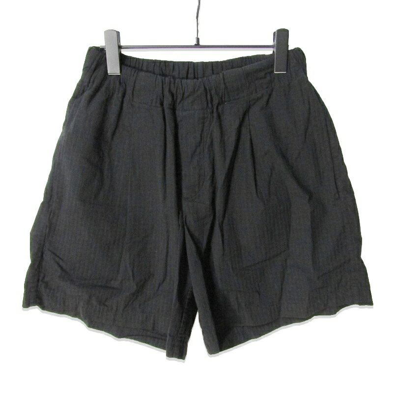 樂天商城 - 【中古】DAYDREAM デイドリーム ショートパンツ D2024002　Piece Dyed Gingham Check Shirring Shorts ギンガムチェック ブラック 黒 M日本製メンズ 27113911