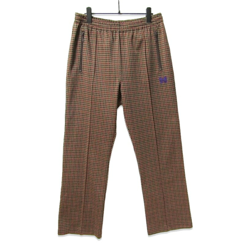 樂天商城 - 【中古】美品 NEEDLES ニードルズ トラックパンツ HM237 20AW Track Pant Poly Jq. ジャガード イージーパンツ ベージュ Mハウンドトゥ−ス ポリエステル ジャージ 日本製メンズ 27113917