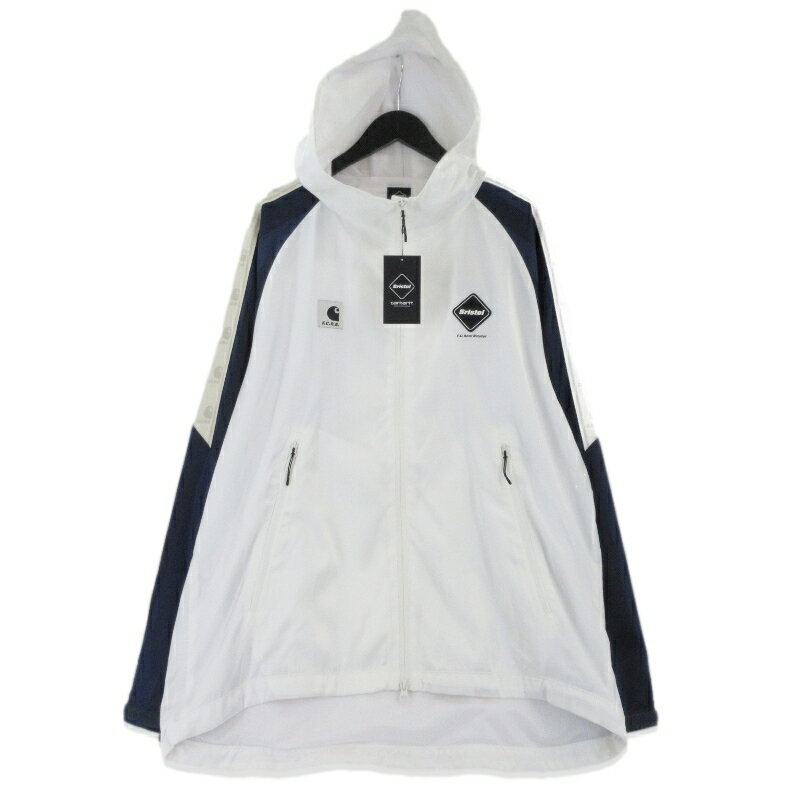 乐天商城 - 【中古】未使用 CARHARTT WIP × F.C.Real Bristol カーハート WARM-UP JACKET FCRB-260121 ウォームアップジャケット ホワイト 白 XL エフシーレアルブリストル ナイロンジャケット メンズ 99001082