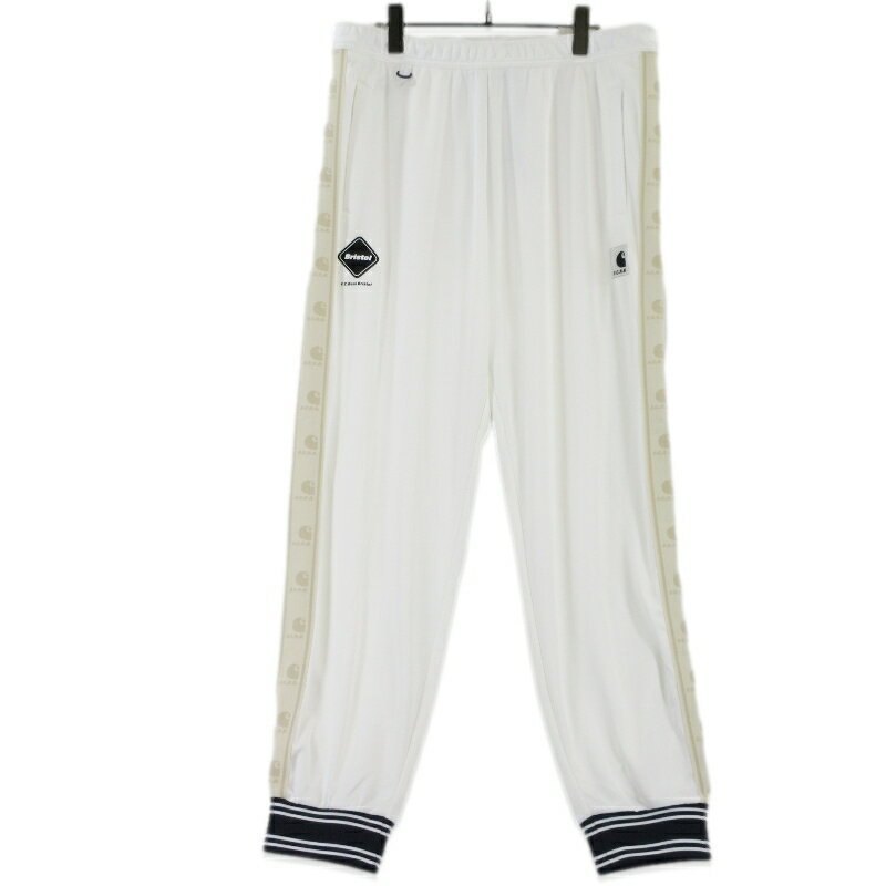 樂天商城 - 【中古】未使用 CARHARTT WIP × F.C.Real Bristol カーハート TRACK PANTS FCRB-260126 トラックパンツ イージーパンツ ホワイト 白 XL エフシーレアルブリストル メンズ 99001091
