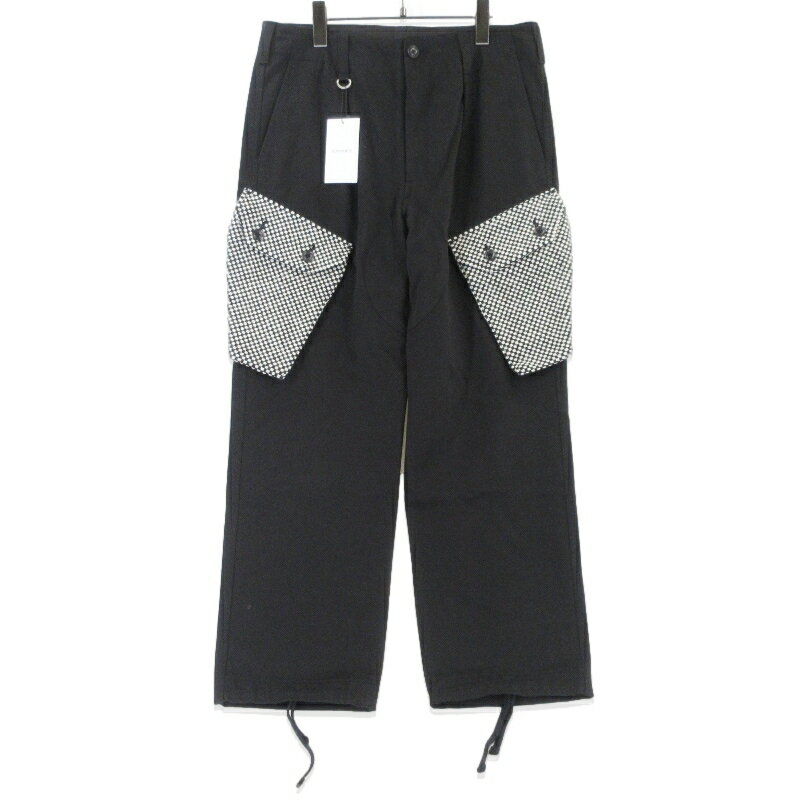 未使用 SOPHNET. ソフネット CARGO PANTS Kvadrat Sisu SPNT-252008 カーゴパンツ ブラック 黒 1 メンズ 99001093