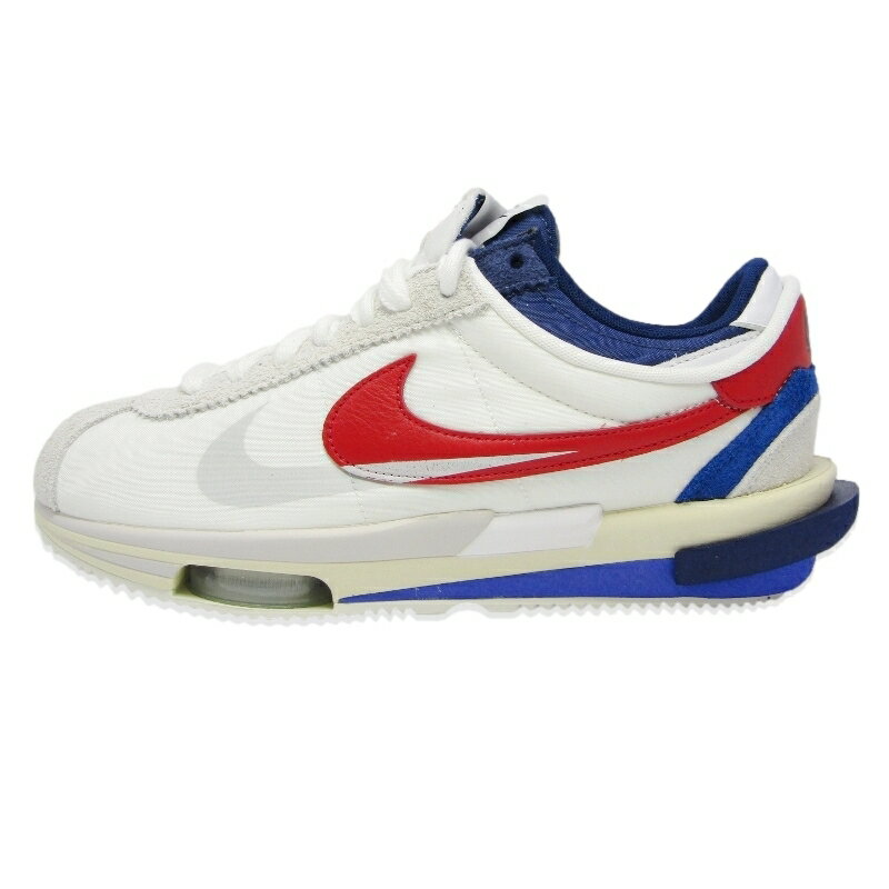 樂天商城 - 【中古】未使用 sacai × NIKE ナイキ 27.5cm ZOOM CORTEZ SP DQ0581-100 ズーム コルテッツ スペシャル サカイ WHITE/UNIVERSITY RED スニーカー 18002145