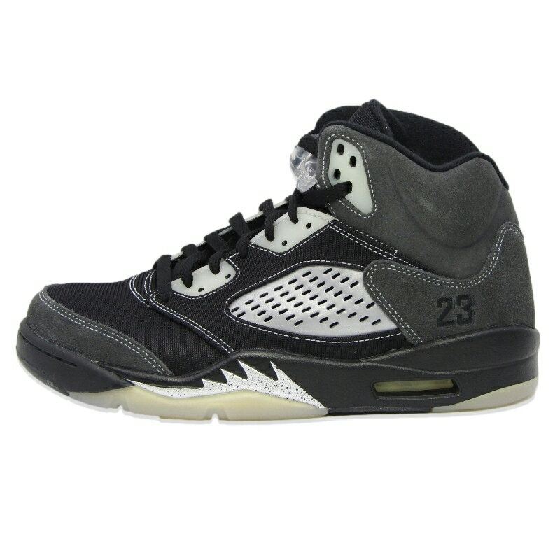 樂天商城 - 【中古】美品 NIKE ナイキ 28cm AIR JORDAN 5 RETRO DB0731-001 エアジョーダン 5 レトロ アンスラサイト 2020年製 ブラック 黒 ANTHRACITE/WOLF GREY-CLEAR-BLACK スニーカー 18002146