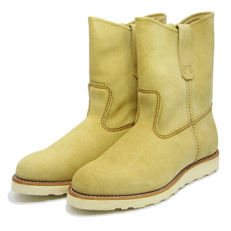 樂天商城 - 【中古】未使用 REDWING レッドウィング US8.5E 26.5cm ペコスブーツ 8168 PECOS BOOTS スエード ホーソーン アビレーン ラフアウト プルオンブーツ ワークブーツ スエード 2026年 ブーツ 18002151