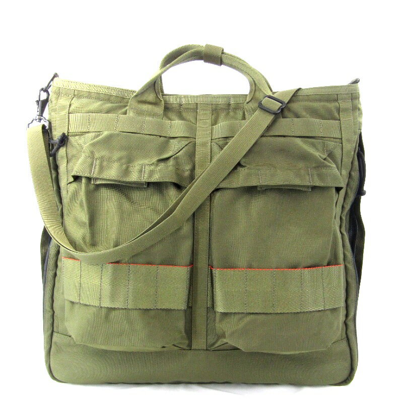 樂天商城 - 【中古】美品 BRIEFING ×BEAMS PLUS ブリーフィング コックピットバッグ 38-61-0088-106 COCKPIT BAG 別注 トートバッグ オリーブ ショルダーバッグ バッグ 鞄 47000151