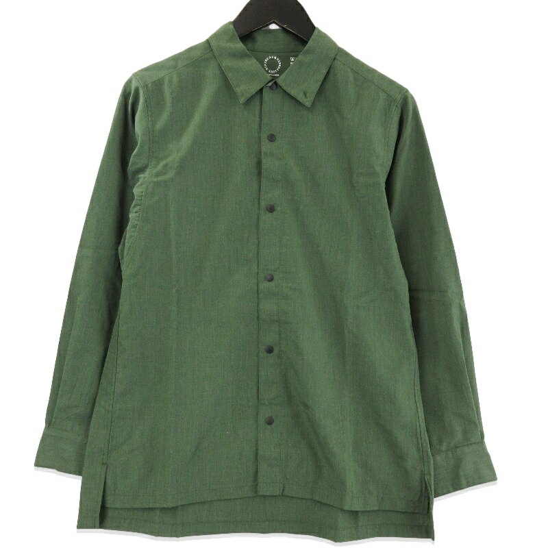乐天商城 - 【中古】未使用 山と道 ヤマトミチ Bamboo shirt UNISEX 2026 バンブーシャツ長袖シャツ トレイルシャツ Kombu Green XSメンズ 71015998