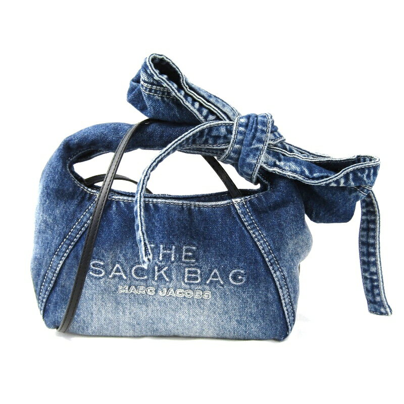 乐天商城 - 【中古】美品 MARC JACOBS マークジェイコブス デニム ショルダーバッグ 2P5HSC007H03 ザ ボウ デニム サック MEDIUM-WASH-INDIGOバッグ ミニ バッグ 鞄 61005733