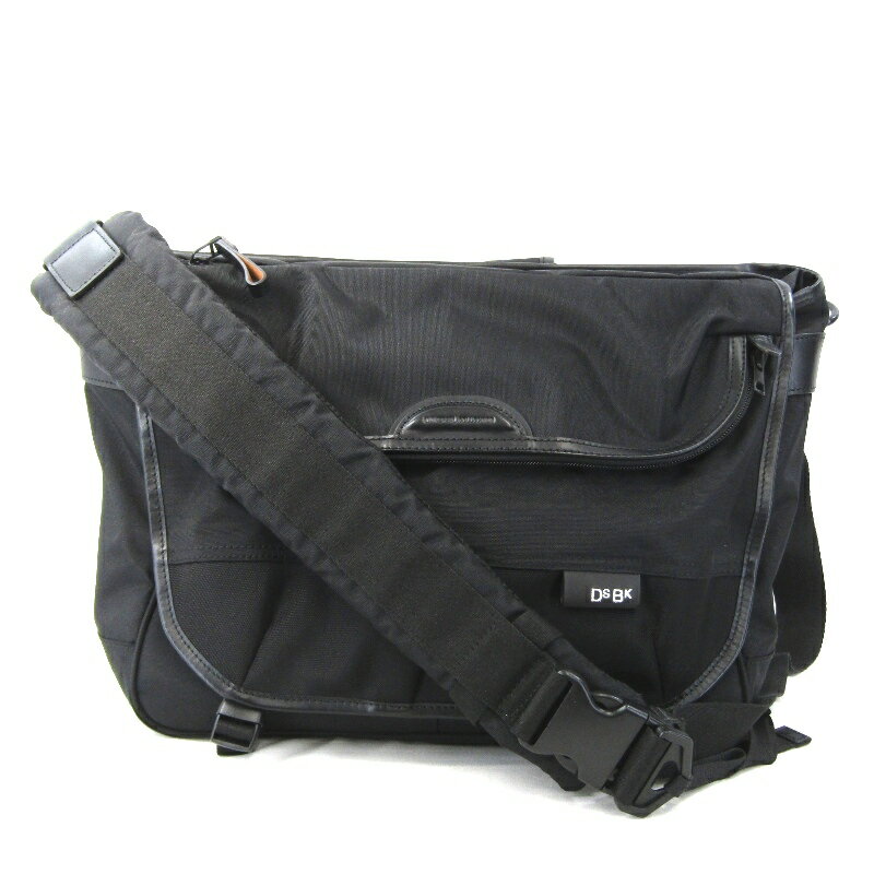 乐天商城 - 【中古】DSBK ディーエスビーケー メッセンジャーバッグ Usability Messenger ショルダーバッグ 斜め掛け ブラック 黒バッグ 鞄 61005735