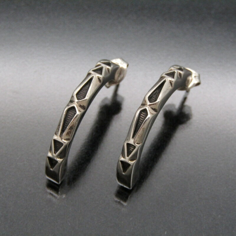 乐天商城 - 【中古】美品 Jennifer Curtis ナバホ族 フープピアス スクエア ジェニファーカーティス メンズ レディース セット インディアンジュエリー シルバー 28012812