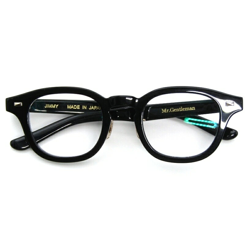 乐天商城 - 【中古】未使用 Mr.Gentleman EYEWEAR ミスタージェントルマン メガネフレーム JIMMY 48 日本製 ジミー ボスリントン A Blackボストン/ウェリントン メガネ 眼鏡 サングラス 54001071