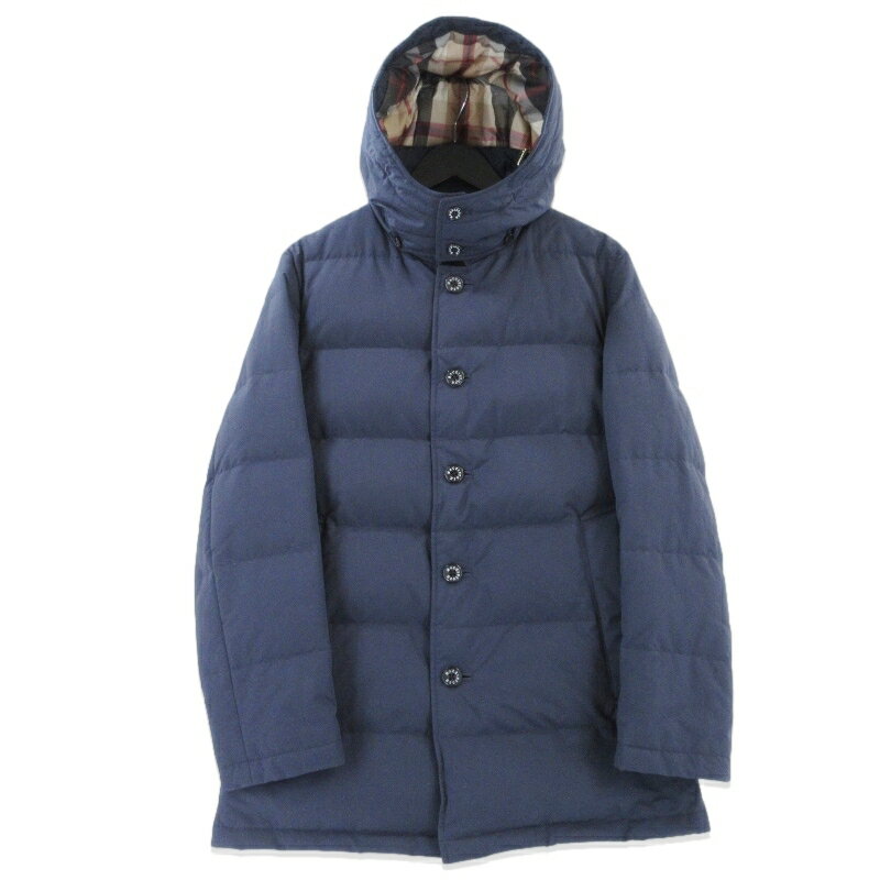 乐天商城 - 【中古】美品 MACKINTOSH LONDON マッキントッシュ ロンドン ダウンジャケット G1F26-500-28 ダウンコート キルティング ネイビー 38 メンズ 99001113