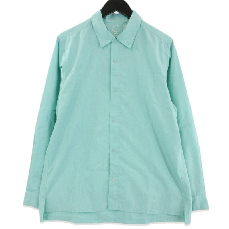 乐天商城 - 【中古】未使用 山と道 ヤマトミチ Bamboo shirt UNISEX 2025 バンブーシャツ長袖シャツ トレイルシャツ Peppermint Sメンズ 71016001